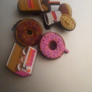 CROC CHARM SET DUNKIN DONUTS